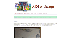 Desktop Screenshot of aidsonstamps.com